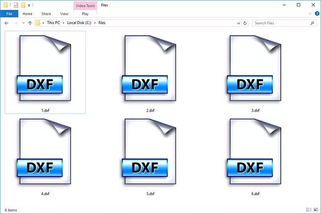 File có phần mở rộng .DXF là file Drawing Exchange Format do Autodesk phát triển