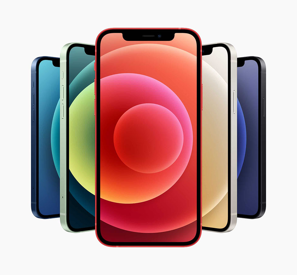 Sự đa dạng trong màu sắc của thế hệ mới Iphone 12